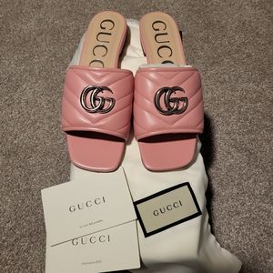Gucci GG Sandals Pink 6.5